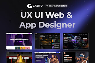 design a professional website interface UX UI in figma
