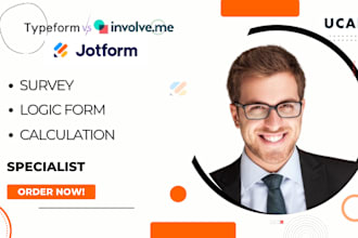 create involve me jotform typeform ucalc logic survey form