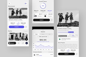 develop fundraising app, crowdfunding app, fintech app, donation app