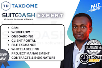 setup suitedash taxdome for seamless business management