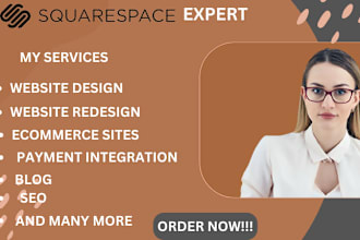 design squarespace website, website redesign, ecommerce website