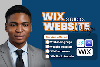 create wix website design, wix website redesign, wix studio website design