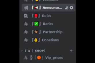 create or customize your discord server to your needs