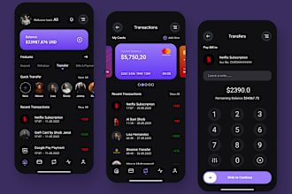 build money transfer app, fintech app, cash app, banking, ewallet app