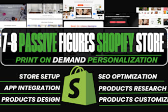 redesign shopify ecommerce website development customily etsy printify qstomizer
