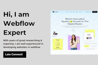 design 3d animated webflow website 3d spline animation, webflow lottie animation
