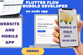 nocode bubble io bubble developer adalo app bubble saas mvp flutt flutterflow