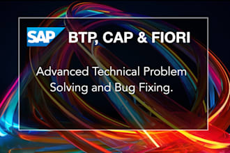 perform sap btp cap advanced bug fixing