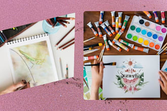 draw inspirational quote, bible verse, nature landscape, art coloring book pages