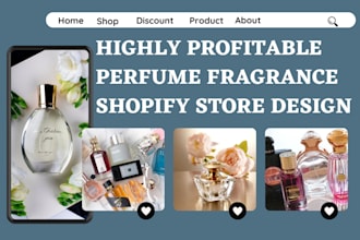 design fragrance perfume website scent deodrant store perfume dropshipping store