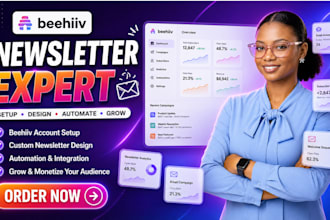 beehiiv newsletter setup, design beehiiv website, beehiiv landing page design