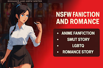 write nsfw fanfiction comic fantasy kinky smut erotica dark romance ghostwriter