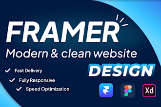 build a professional figma to framer, framer website design, framer