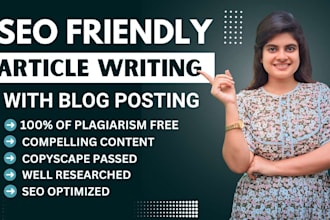 do content upload, blog post with article writing for your business