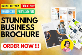 design your company profile, brochure and project proposal professionally