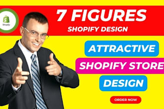 build an automated shopify store , dropshipping store shopify website
