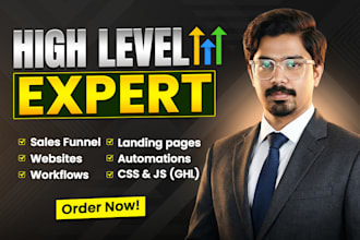build gohighlevel sales funnels, websites and automations