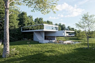do modelling and exterior rendering