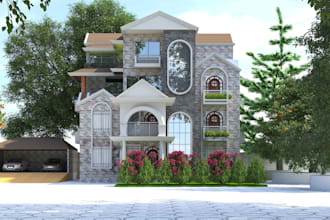 create realistic 3d rendering