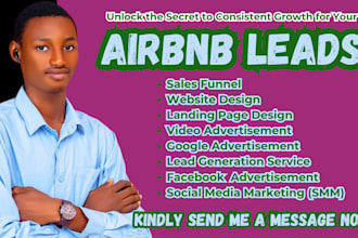 airbnb leads airbnb listing airbnb facebook ads airbnb google ads video ads