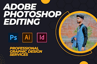 do expert adobe photoshop editing, illustration for you