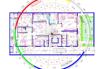 design vastu complaint house plans with accurate grid