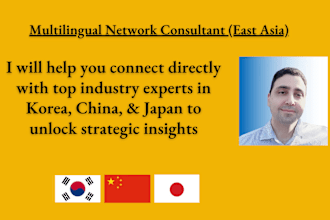 connect you to experts in east asia for strategic intel