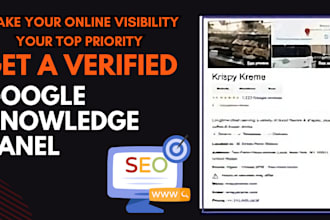 craft a verified and live google knowledge panel for businesses or brands
