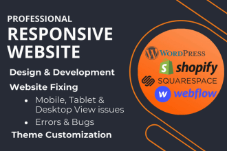 make your website responsive and mobile friendly