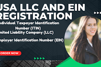 register USA llc business information and ein number tax id