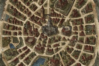 make a fantasy city or village map