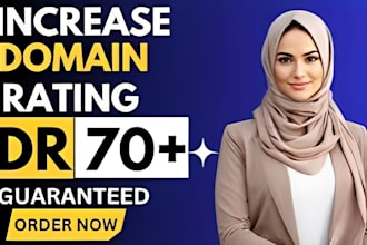 boost increase domain rating DR 70 plus on aherfs