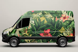 do outstanding vehicle wrap design ,van wrap design