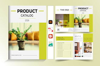 do product catalog, prospectus design, brochure, company profile, annual report