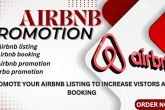 do airbnb promotion, airbnb listing, airbnb marketing booking vrbo promotion