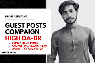 do premium business guest post and high da guest post and do follow SEO backlink
