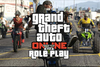 write a creative gta rp application and backstory