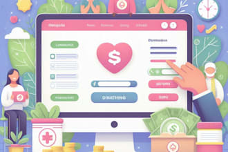 build your customer donation website or web application