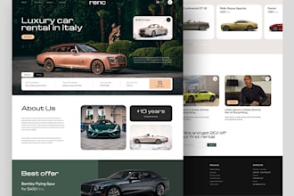 design car rental website booking dealership rental website