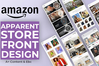 create amazon brand store and storefront design