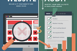 perform a detailed website audit for SEO, speed and performance