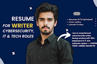 be your resume, CV writer and designer for cybersecurity, cloud, IT and soc
