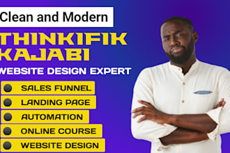 create online course website in teachable, thinkific, kajabi website, wordpress