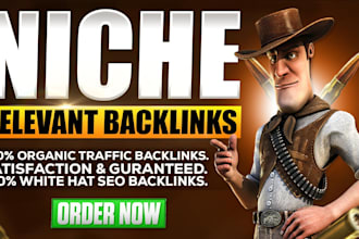 create 100 high quality dofollow niche relevant backlinks