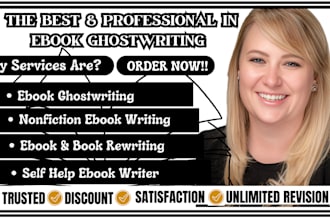 ghostwrite ebook online course content, creating course, ebook writer