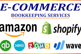 ecommerce accounting and bookkeeping in quickbooks, and xero