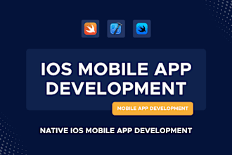 be your IOS swift native mobile app developer