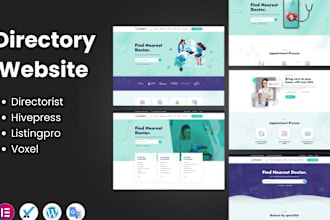 make directory website using mylisting, listingpro, directorist