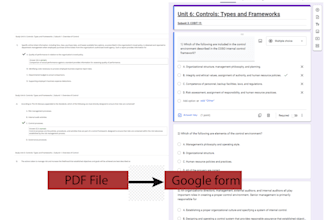 create a quick professional google form