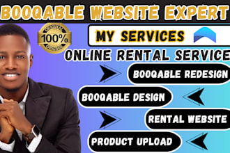 design booqable website integrate booqable to wix online booking rental services
